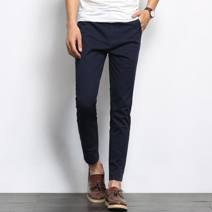 Men's cropped casual pants