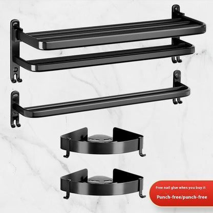 Towel Rack Black Bathroom Rack Bathroom Pendant ShopWithASmile.com
