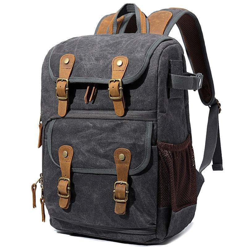 Kalier Digital SLR Camera Bag Waterproof Canvas Men's And Women's Backpacks ShopWithASmile.com