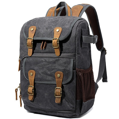 Kalier Digital SLR Camera Bag Waterproof Canvas Men's And Women's Backpacks ShopWithASmile.com