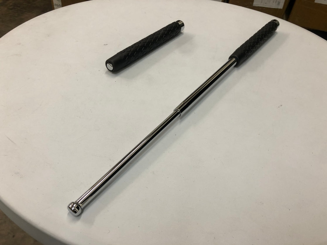Versatile Alloy Steel Defense and Baseball Bat - 26 Inch Black ShopWithASmile.com