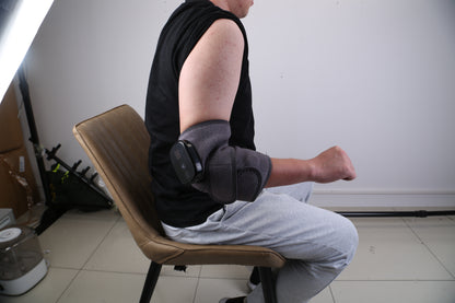 3-In-1 Heated Knee Massager Shoulder Heating Pads Elbow Brace With 3 Level Vibration And Heating Modes For Pain Stress Relief