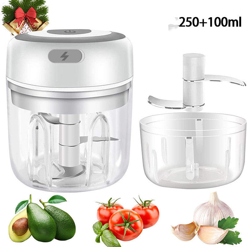Mini Electric Garlic Chopper USB Charging Ginger Masher Machine Sturdy Durable Chili Vegetable Crusher Kitchen Tool My Store