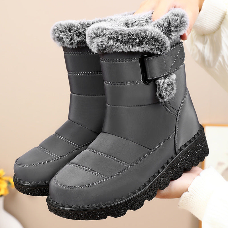 Women's Snow Boots Fleece Lined Padded Warm Keeping ShopWithASmile.com