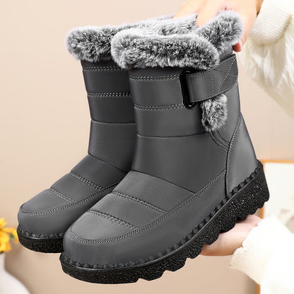 Women's Snow Boots Fleece Lined Padded Warm Keeping ShopWithASmile.com