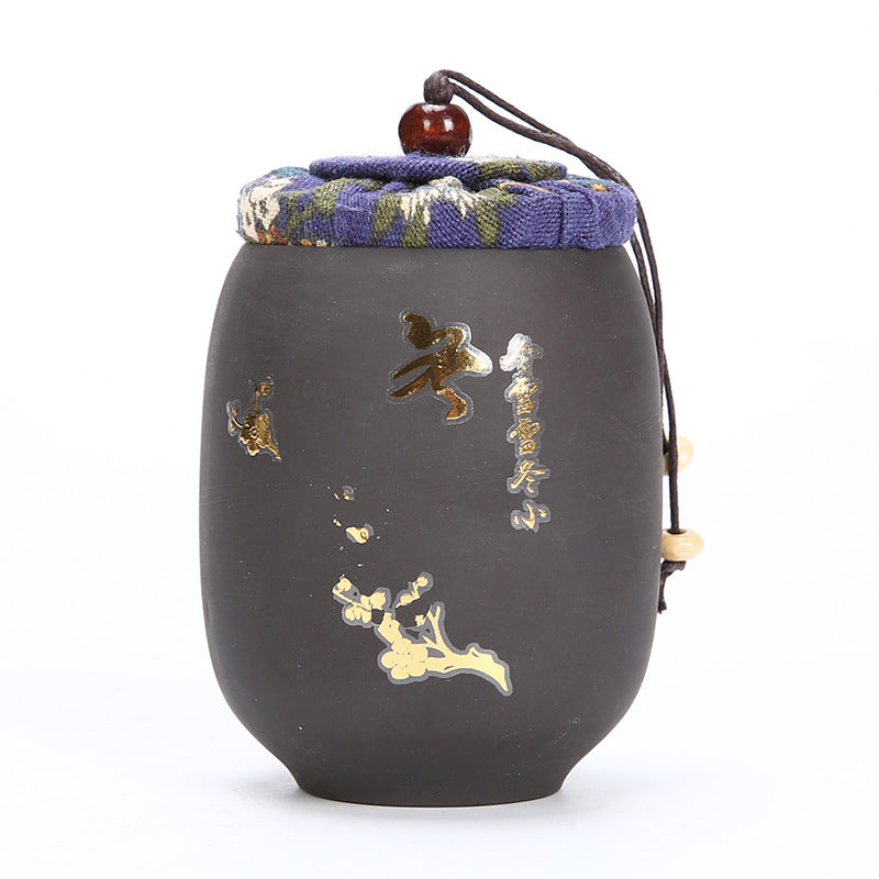 Tea can container portable