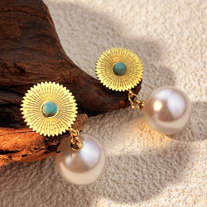 Fashion Stainless Steel Earrings Niche Retro ShopWithASmile.com