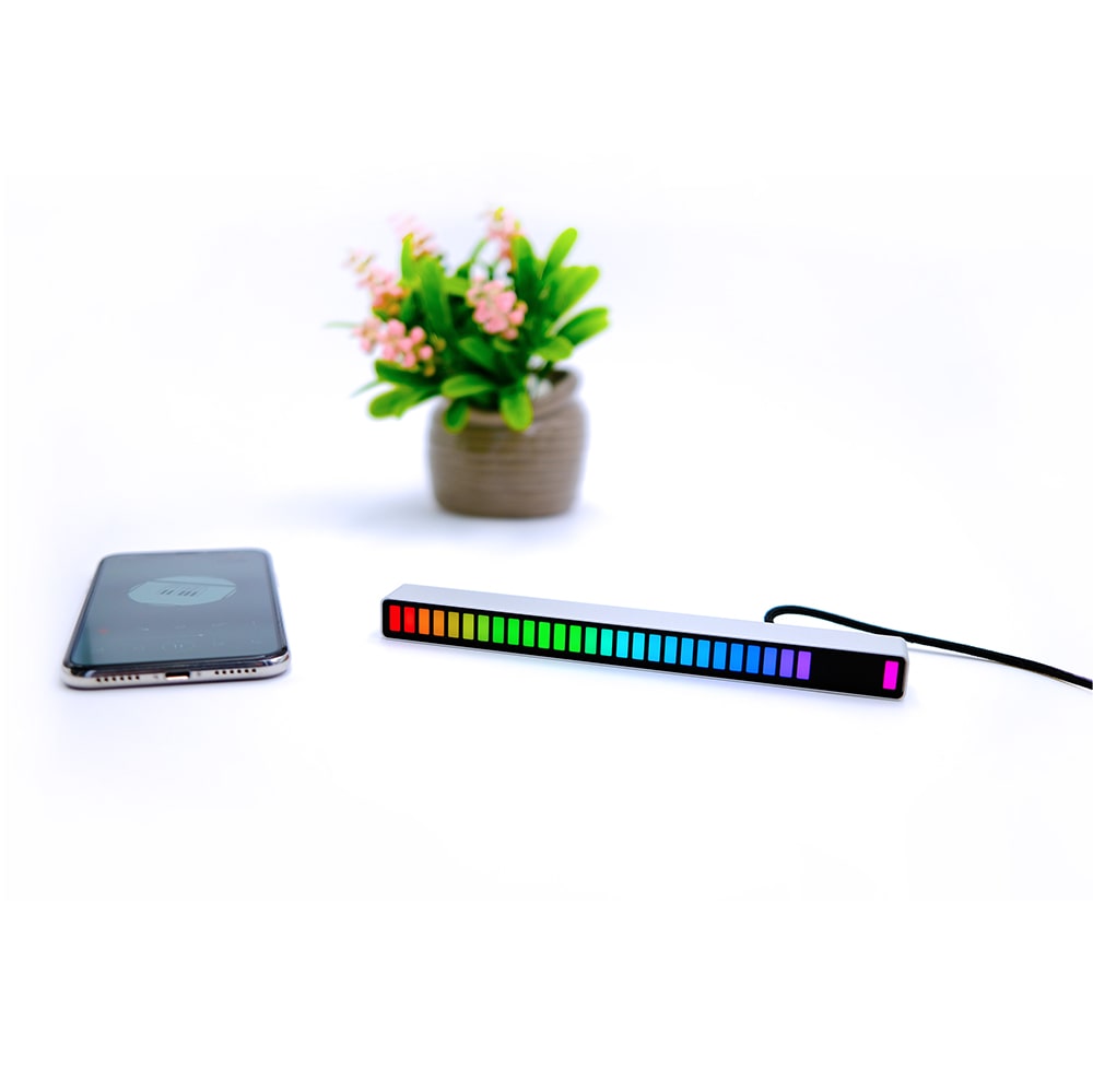 Ambient Light Voice-activated Sensor Pickup Car USB