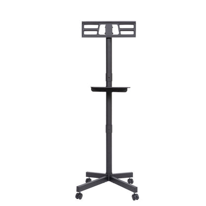 Mobile TV Cabinet With Wheels, Adjustable Height, Tilt And Roll