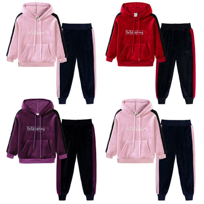 Girls' suit autumn children's sportswear