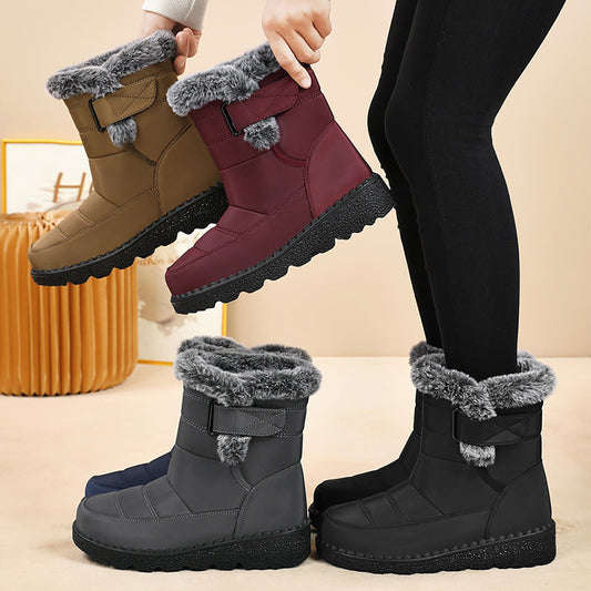 Women's Snow Boots Fleece Lined Padded Warm Keeping ShopWithASmile.com