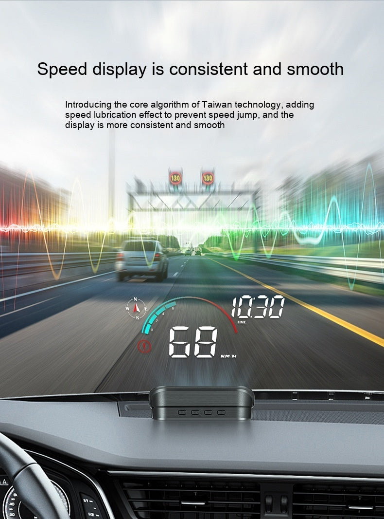 Head-Up Display Car GPS Universal Speed Compass HD Projector E-dog Version ShopWithASmile7.com