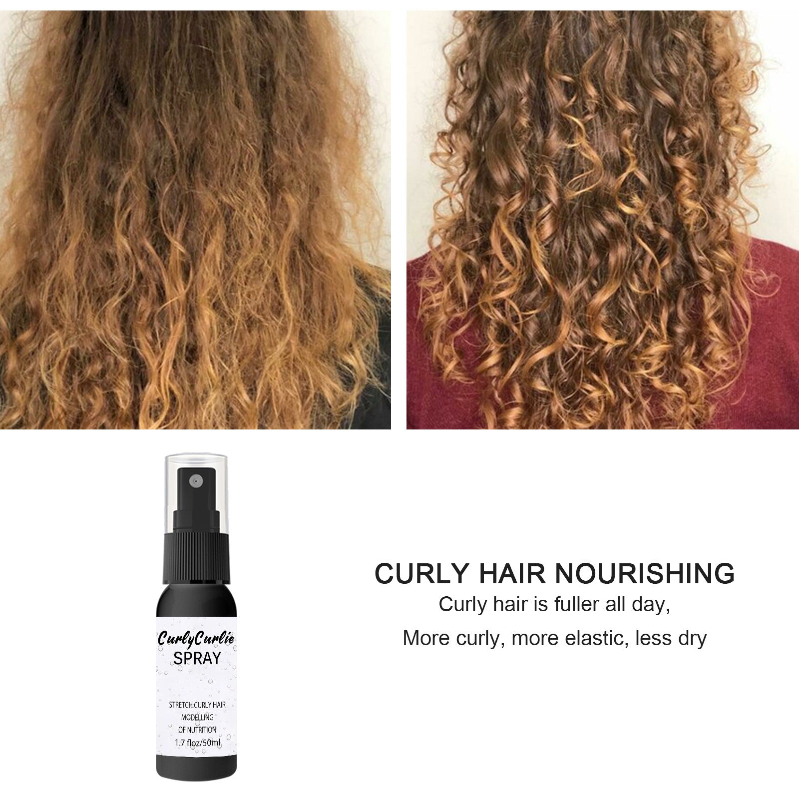 Curly Hair Styling Oil Moisturizing Mist ShopWithASmile7.com