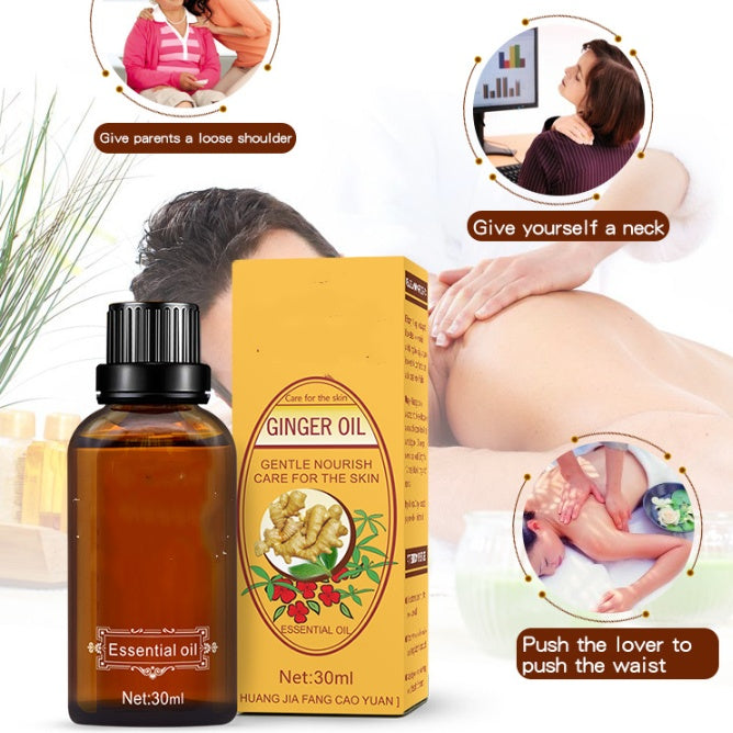 Botanical Compound Essential Oil Ginger Whole Body Massage 30ml Scraping Oil ShopWithASmile7.com
