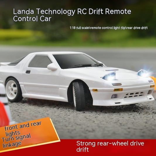Mazda FC Drift Remote Control Car - White & Red Versions, Plastic Material, Remote Control Car for Youth (15-35 Years)
