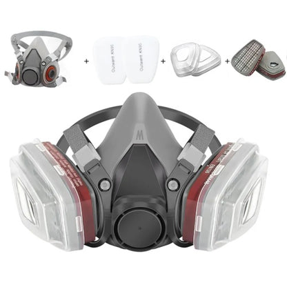 6200 Half Face Gas Mask Chemical Paint Spray Vapor Respirator ,Gas Mask Reusable