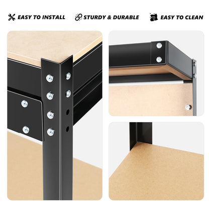 Tool Storage Workshop Table With Drawers And Pegboard