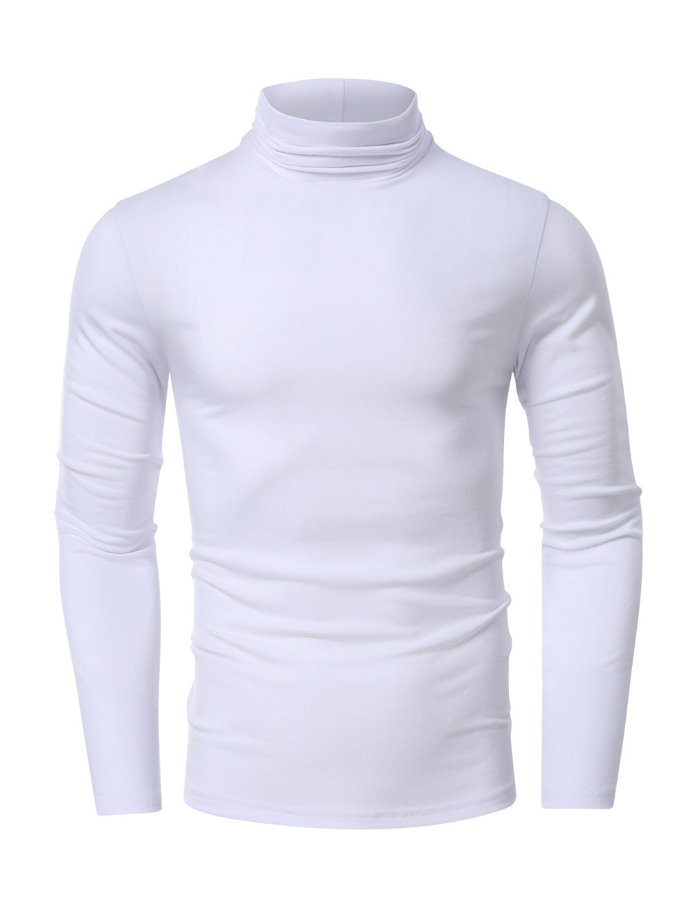 Turtleneck Men's European And American Long Sleeve T-Shirt