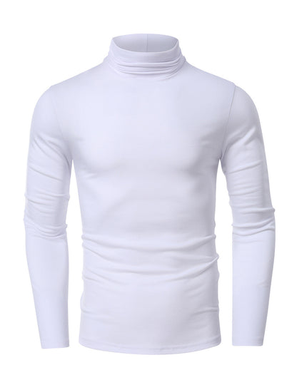 Turtleneck Men's European And American Long Sleeve T-Shirt