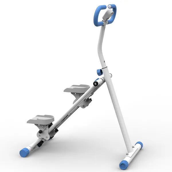 Stair Stepper With Resistance Home-Upgrade Vertical Climber Workout Machine For Full-Body Exercise Climber Fitness Equipment With Stable Frame Adjustable Handlebar-Blue Not Support Self-pick Up