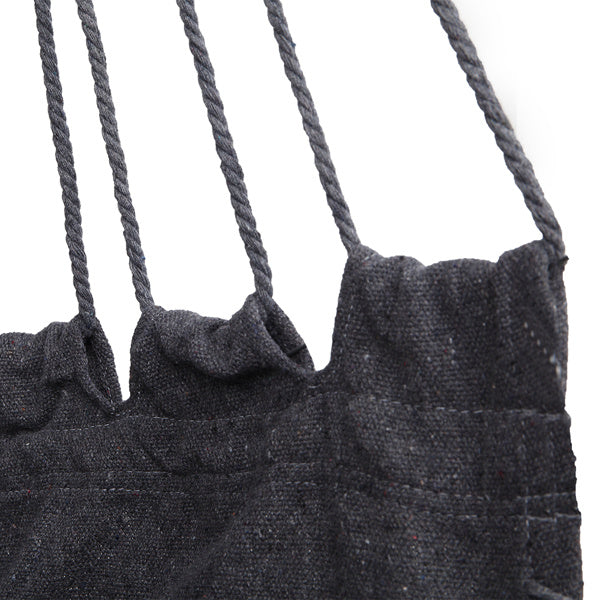 Galvanized Pipe Cut Gray Fringe Cushion Hanging Chair Polyester Cotton Belt 2pcs Cushion