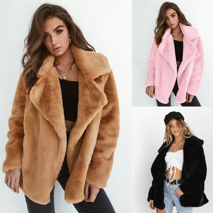 Sexy Plush Lapel Comfort Slim Jacket ShopWithASmile7.com