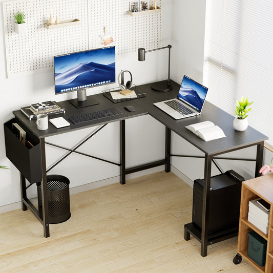 L-shaped Computer Desk ShopWithASmile7.com