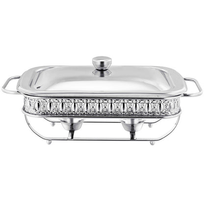 Glass Plate Buffet Alcohol Stove Square Metal Hot Pot Rack