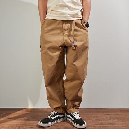 Loose Casual Pants Men's Pure Cotton Workwear Trousers