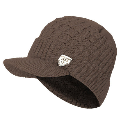 Winter Fleece-lined Warm Gradient Color Pullover Hat ShopWithASmile7.com