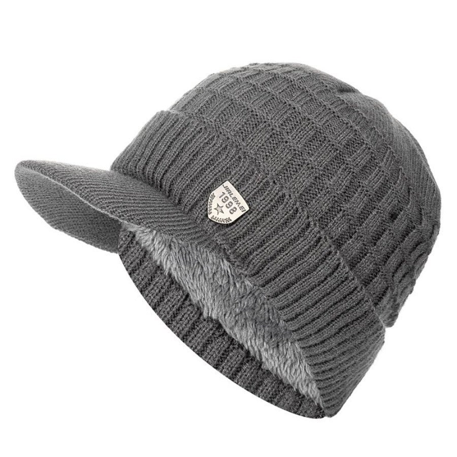 Winter Fleece-lined Warm Gradient Color Pullover Hat ShopWithASmile7.com