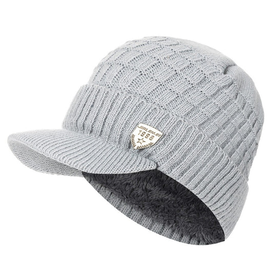 Winter Fleece-lined Warm Gradient Color Pullover Hat ShopWithASmile7.com