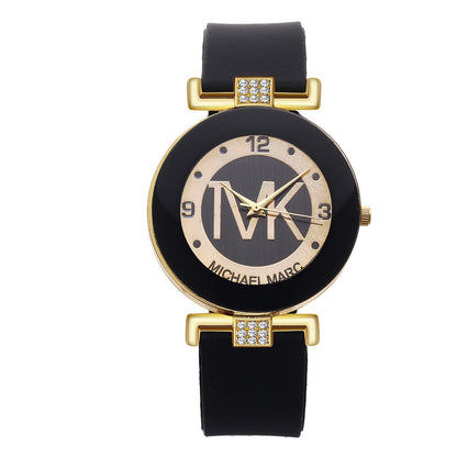 Fashion Women's Diamond Silicone Strap Quartz Watch ShopWithASmile7.com
