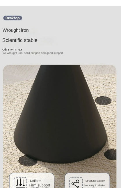 Modern and Simple Iron Side Table with Multi-function Storage for Living room and Bedroom Décor