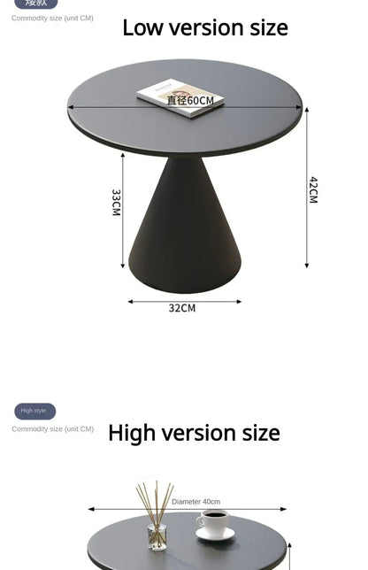 Modern and Simple Iron Side Table with Multi-function Storage for Living room and Bedroom Décor