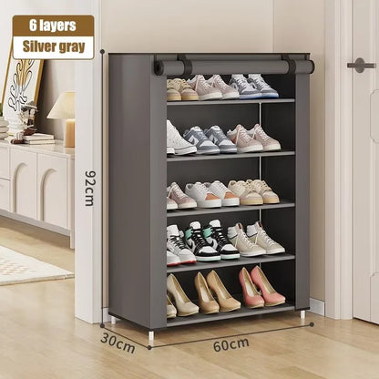 Shoe racks for home doors with multi-layer simple interior, beautiful shoe cabinet dustproof rental house new 2025 hot model