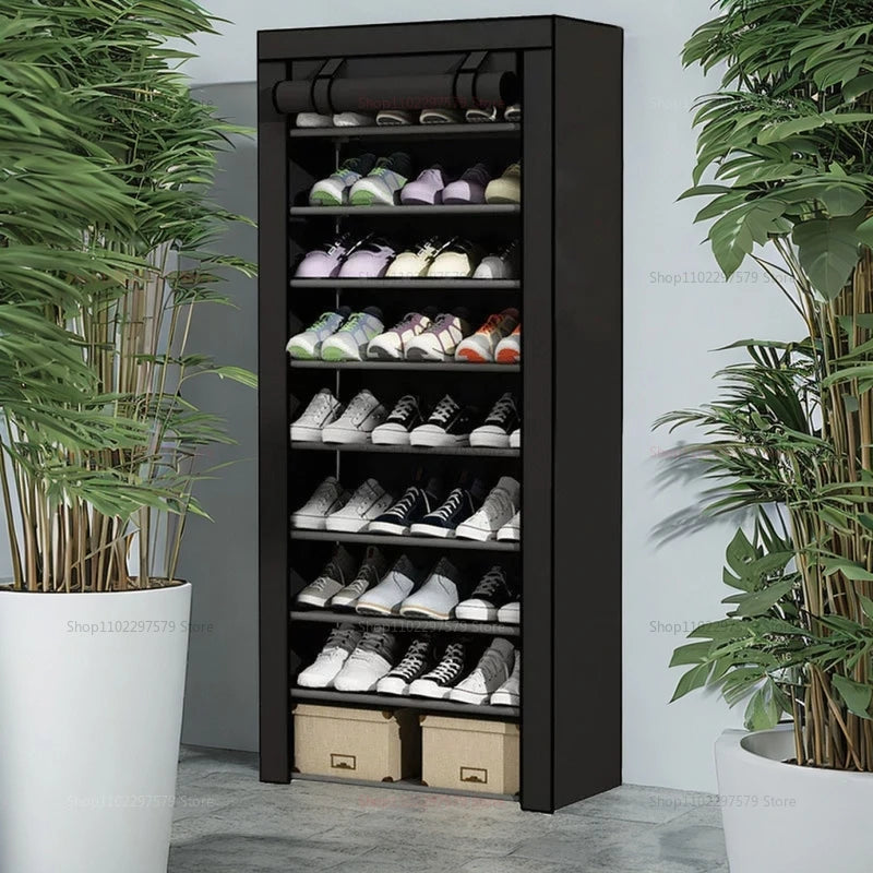 Shoe racks for home doors with multi-layer simple interior, beautiful shoe cabinet dustproof rental house new 2025 hot model