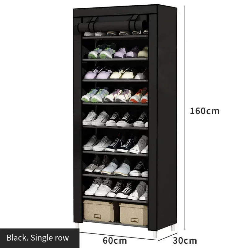 Shoe racks for home doors with multi-layer simple interior, beautiful shoe cabinet dustproof rental house new 2025 hot model