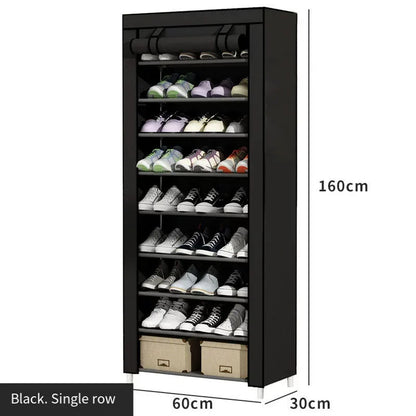 Shoe racks for home doors with multi-layer simple interior, beautiful shoe cabinet dustproof rental house new 2025 hot model