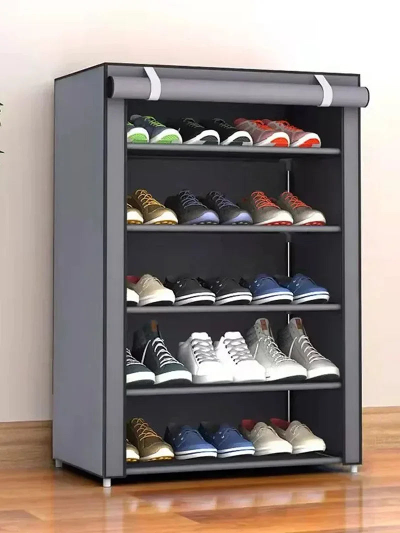 Shoe racks for home doors with multi-layer simple interior, beautiful shoe cabinet dustproof rental house new 2025 hot model