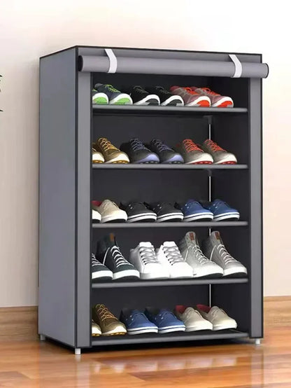 Shoe racks for home doors with multi-layer simple interior, beautiful shoe cabinet dustproof rental house new 2025 hot model