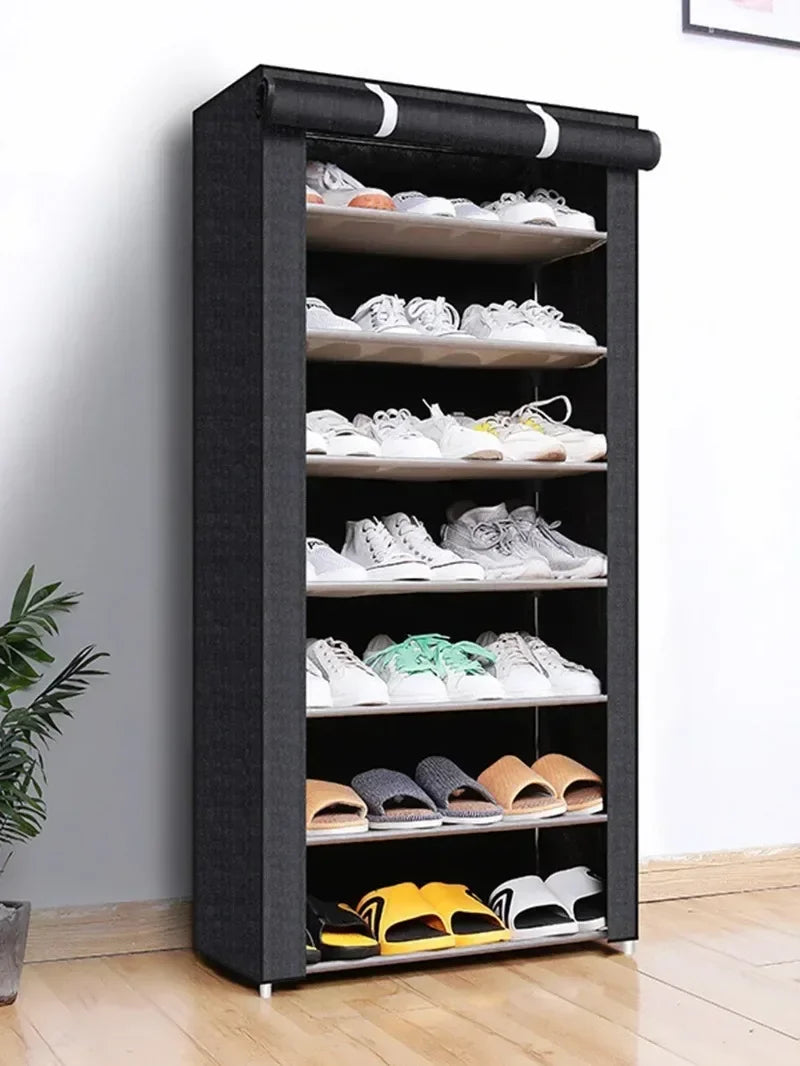 Shoe racks for home doors with multi-layer simple interior, beautiful shoe cabinet dustproof rental house new 2025 hot model