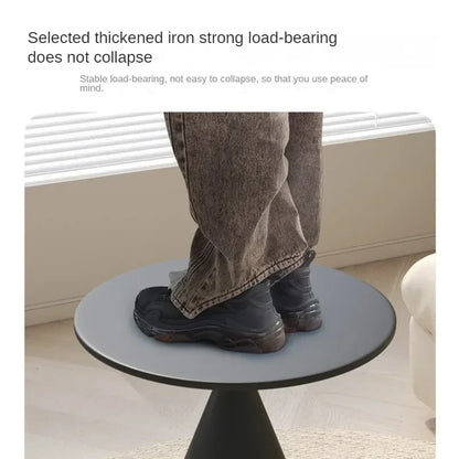 Modern and Simple Iron Side Table with Multi-function Storage for Living room and Bedroom Décor