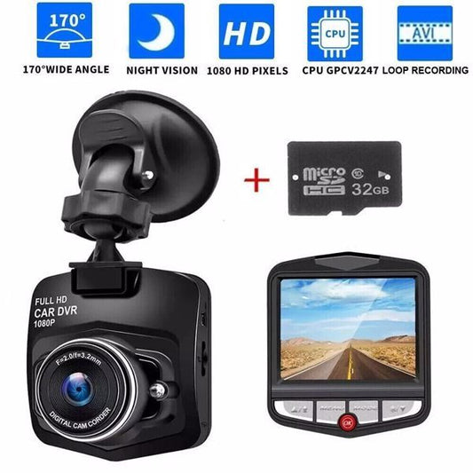 2.4 Inch Full HD 1080P Dash Cam Car DVR Front Camera Or Rear Camera Night Vision G Sensor ShopWithASmile.com