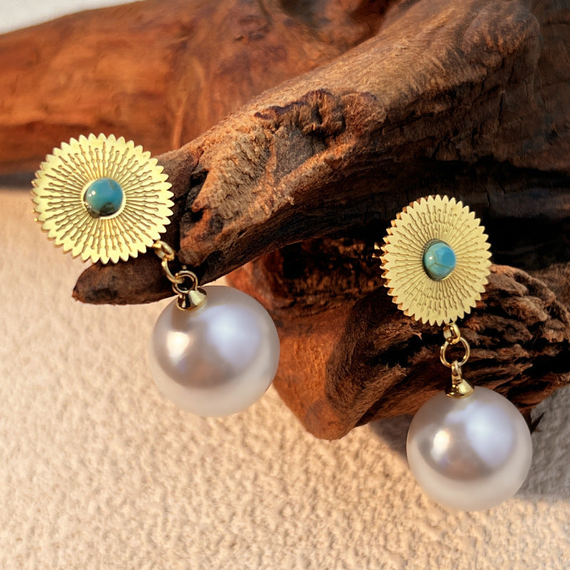 Fashion Stainless Steel Earrings Niche Retro ShopWithASmile.com