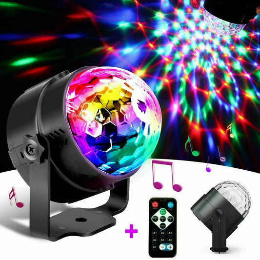 Sound-Activated LED Disco Party Light – Strobe DJ Ball Bulb for Dance, Parties & Decorations