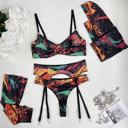 INS Tie Dyed Underwear 5Piece Set
