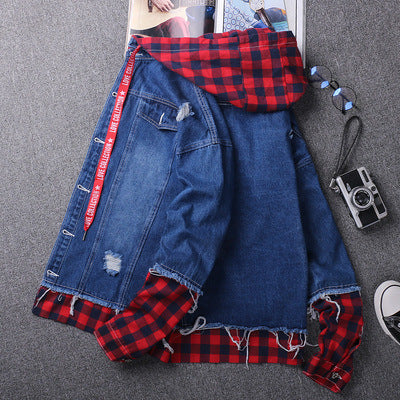 Youth Fall Denim Jacket Male Spring And Autumn Junior High School Students