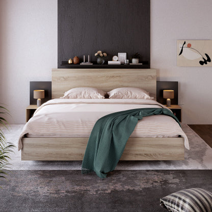 Double Bed, Wooden Bed My Store