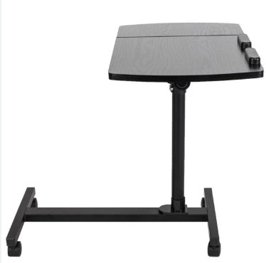 Four Wheel All Black Household Multifunctional Lifting Computer Desk ShopWithASmile7.com
